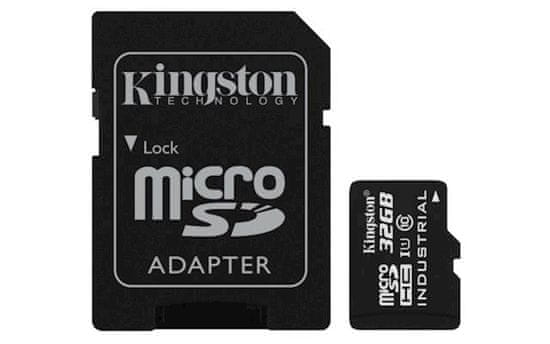 Kingston Industrial Micro SDHC 32GB Class 10 UHS-I + SD adaptér (SDCIT / 32GB)