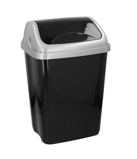 TimeLife Odpadkový kôš klasik 26 litrov čierny 26x33x50 cm