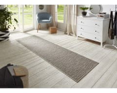 BT Carpet AKCIA: 80x450 cm Behúň Nature 104261 Cream / Multicolor – na von aj na doma 80x450