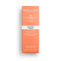 Revolution Skincare Pleťové sérum proti vráskam 3% Vitamín C Scincare (Radiance Serum) 30 ml