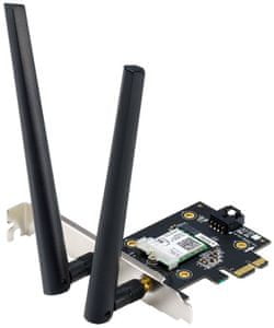 Router Asus PCE-AX3000 (90IG0610-MO0R10) Wi-Fi 2,4 GHz 5 GHz RJ45 LAN WAN VPN