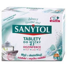 SANYTOL Tablety do umývačky riadu 4v1 40 ks