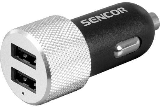 SENCOR SCH 340 Autonabíjačka 2× USB / 4,2 A