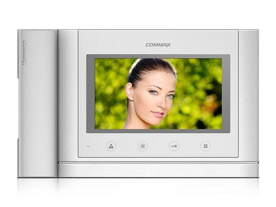 COMMAX CDV-70MHD biely - verzia 17-30Vdc - videotelefón 7&quot;, CVBS, so sluch., 2 vst.