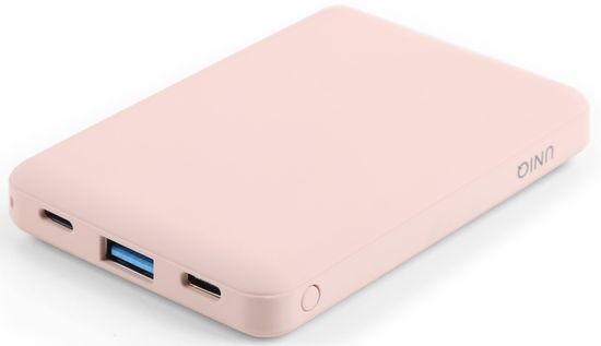 UNIQ Fuele Mini 8 000 mAh USB-C PD vrecková powerbanka UNIQA-FUELEMINI-PINK, ružová
