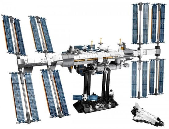 LEGO Ideas 21321 Mesačná vesmírna stanica - rozbalené