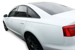 HEKO Deflektory / ofuky okien pre Audi A6 C7 4D SEDAN 2011-vyššie 4ks predne+zadne