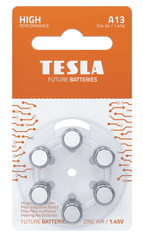 Tesla Batteries batérie do naslúchadiel PR13 Zinc Air 6 ks 1099137159