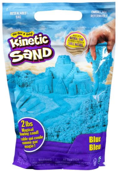 Kinetic Sand Balenie modrého piesku 0,9 kg