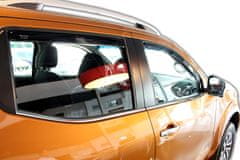HEKO Deflektory / ofuky okien pre Nissan Navara IV 4D 2014-vyššie 4ks predne+zadne