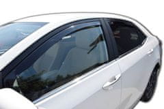 HEKO Deflektory / ofuky okien pre Toyota Corolla E16 4D SEDAN 2013-vyššie 4ks predne+zadne