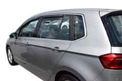 HEKO Deflektory / ofuky okien pre Volkswagen Golf Sportvan 2014-vyššie 4ks predne+zadne