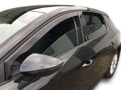 HEKO Deflektory / ofuky okien pre Seat Leon III 5D 2013-2020 4ks predne+zadne