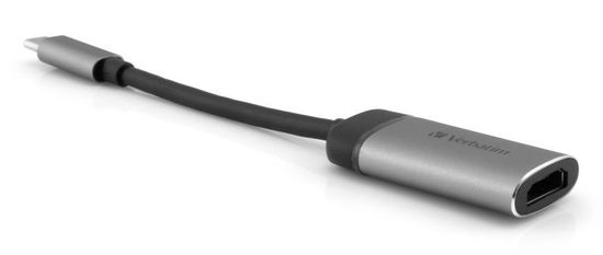 VERBATIM Adaptér USB-C na HDMI 4K, USB 3.1 GEN 1 / HDMI, 10 cm (49143)