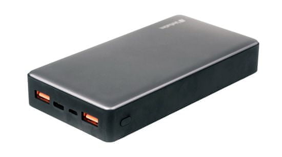 VERBATIM Powerbanka 20 000 mAh, Quick Charge 3.0 a USB-C, čierna (49577)