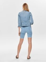 ONLY Dámska džínsová bunda ONLTIA LIFE Regular Fit 15177241 Light Blue Denim (Veľkosť 34)