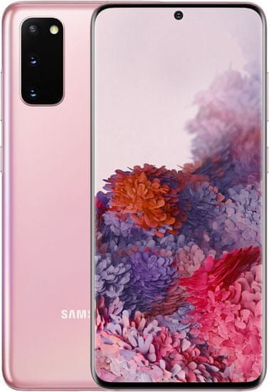 SAMSUNG Galaxy S20, 8GB/128GB, Cloud Pink - rozbalené