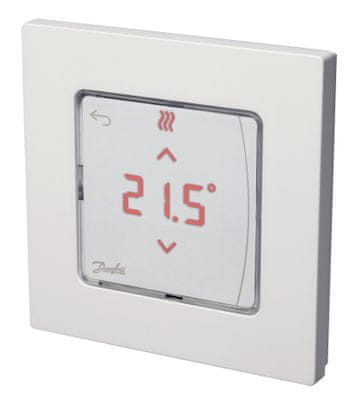 Danfoss Icon App module 088U1101, regulácia podlahového vykurovania, zónová regulácia podlahového kúrenia, modulárny podlahové kúrenie, dotykový bezdrôtový termostat, montáž na stenu