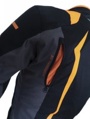 Cappa Racing Bunda moto AREZZO textilná čierna/oranžová L
