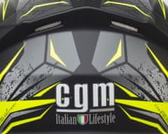 CGM Integrálna prilba moto Motegi – žltá M