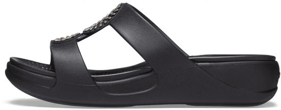 Crocs dámske papuče Monterey Diamante Slip-On Wedge W (206367-001)