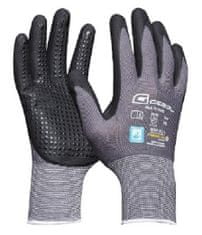 MAGG Pracovné rukavice MULTI FLEX, nylonové s nitrilovou dlaňou, veľkosť 7