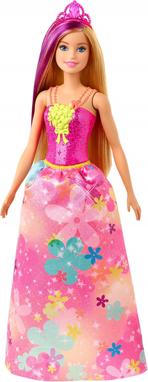 Mattel Barbie Čarovná princezná ružová