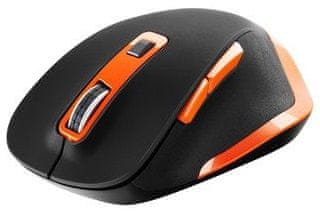 Canyon CMSW14BO, čierna/oranžová (CNS-CMSW14BO) bezdrôtová herná myš