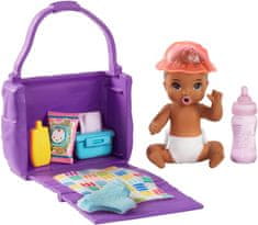 Mattel Barbie Herný set Bábätko s prebaľovacou taškou