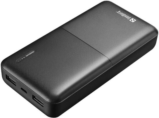 Sandberg Saver Powerbank 20000 mAh, 2x USB-A, čierny (320-42)