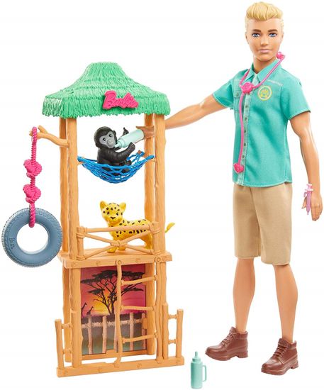 Mattel Barbie Ken a povolanie herný set Ken veterinár