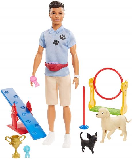 Mattel Barbie Ken a povolania herný set Ken cvičiteľ psíkov
