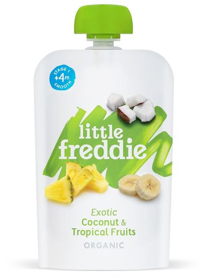 Little Freddie Kokos a tropické ovocie 6 x 100g