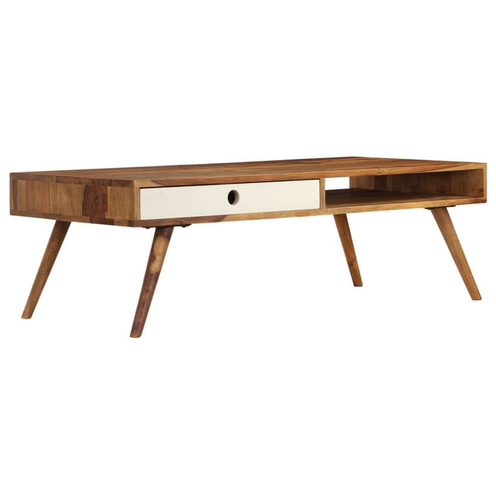 Petromila vidaXL Konferenčný stolík zo sheeshamového dreva 110x50x35 cm