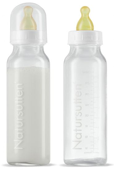 Natursutten sklenené dojčenské fľaše 240 ml 2 ks