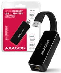 AXAGON ADE-XR, USB 2.0 - externý Fast Ethernet adaptér