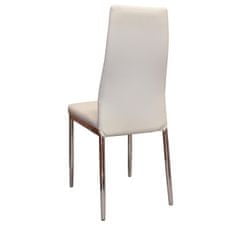 IDEA nábytok Jedálenská stolička MILÁNO krémovo biela