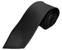 ORSI Kravata čierna smútočná, šírka 9 cm