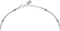 La Petite Story Oceľový náhrdelník s guličkami Dievčatko LPS10AQL01