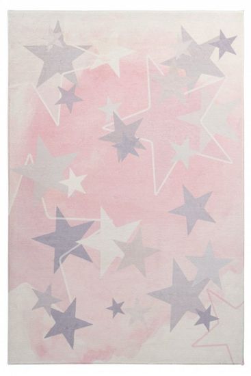 Obsession Detský kusový koberec Stars 410 pink