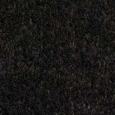 Vidaxl Rohožky, 2 ks, kokosové vlákno, 24 mm, 50x80 cm, čierne