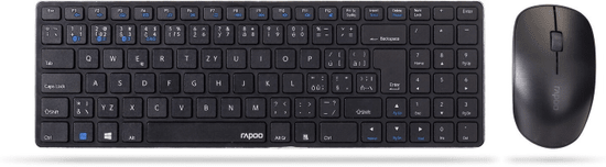 Rapoo 9300, set klávesnice a myši - rozbalené
