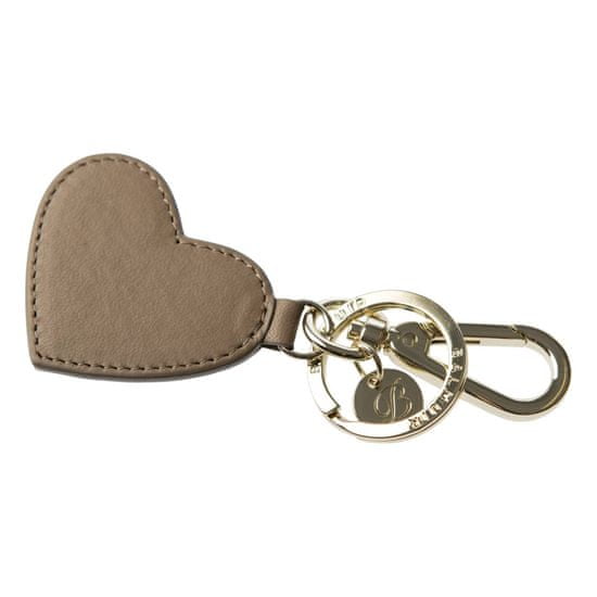 Balmuir Prívesok na kľúče v tvare srdca, svetlo hnedý