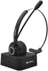 Sandberg slúchadlá Bluetooth Office Headset Pro 126-06, čierna