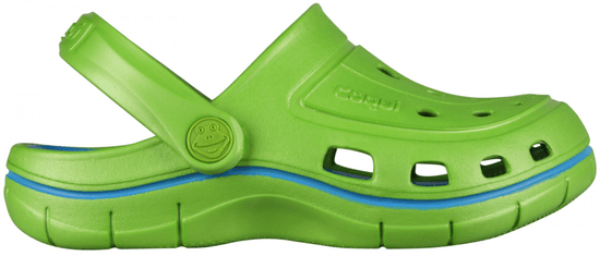 Coqui Chlapčenská obuv JUMPER 6353 Lime / Sea blue 6353-100-1447