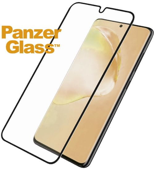 PanzerGlass Edge-to-Edge pre Samsung Galaxy S20 Ultra 7224, čierne (Biometric Glass)