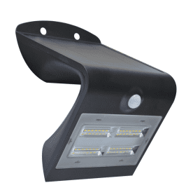Immax Vonkajšie solárne LED osvetlenie s čidlom 3.2W, čierna