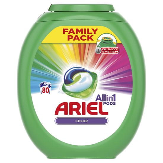 Ariel Color Kapsule na pranie bielizne All In 1 80 Praní