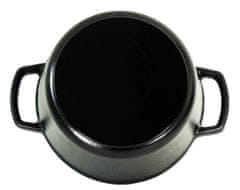 Kela Pekáč liatinový s pokrievkou Calida 26 cm čierna
