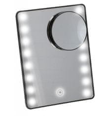 TimeLife Kozmetické zrkadlo na líčenie 16 LED tmavé